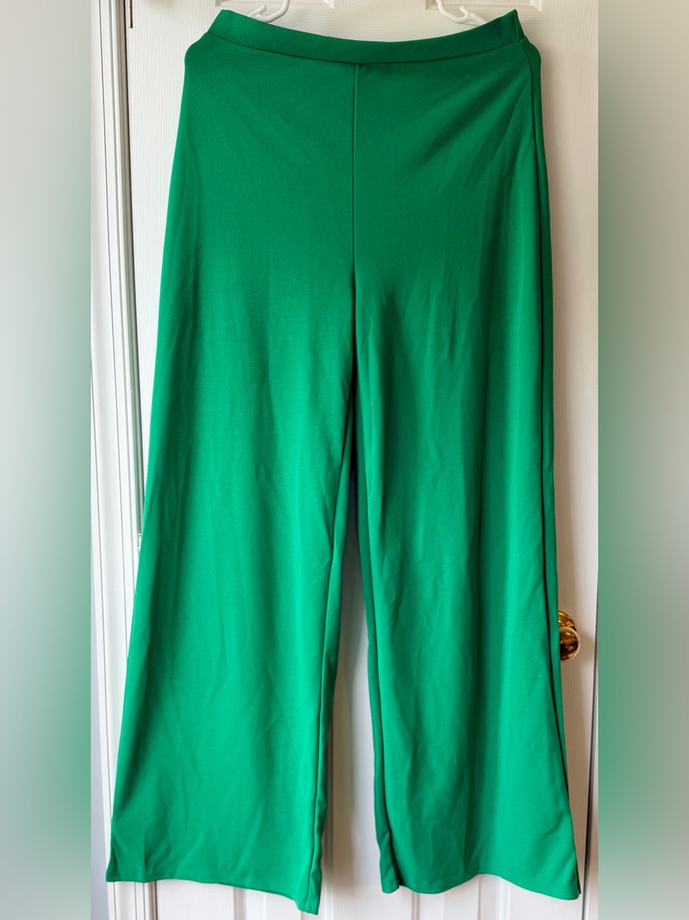 Green Wide-Leg Pants